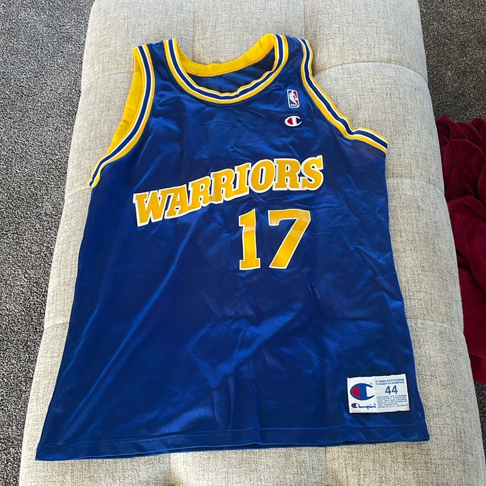 Vintage 90s Chris Mullin Champion Jersey. Large
